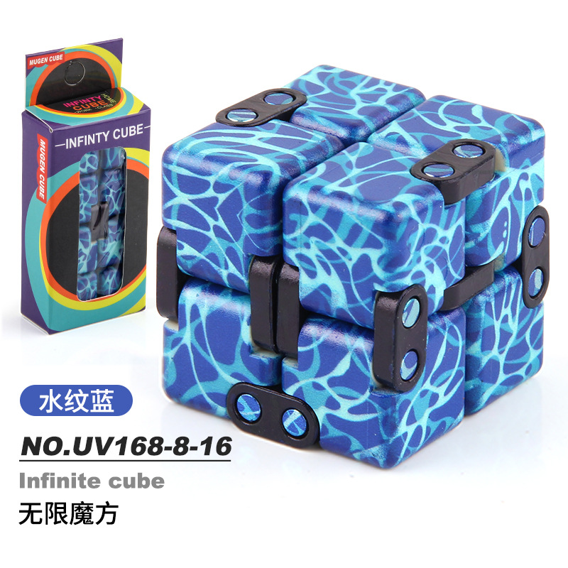 Picture of Source manufacturers infinite Rubik's Cube uv printing infinite folding decompression Rubik's Cube new strange fingertip toy second-order Rubik's Cube