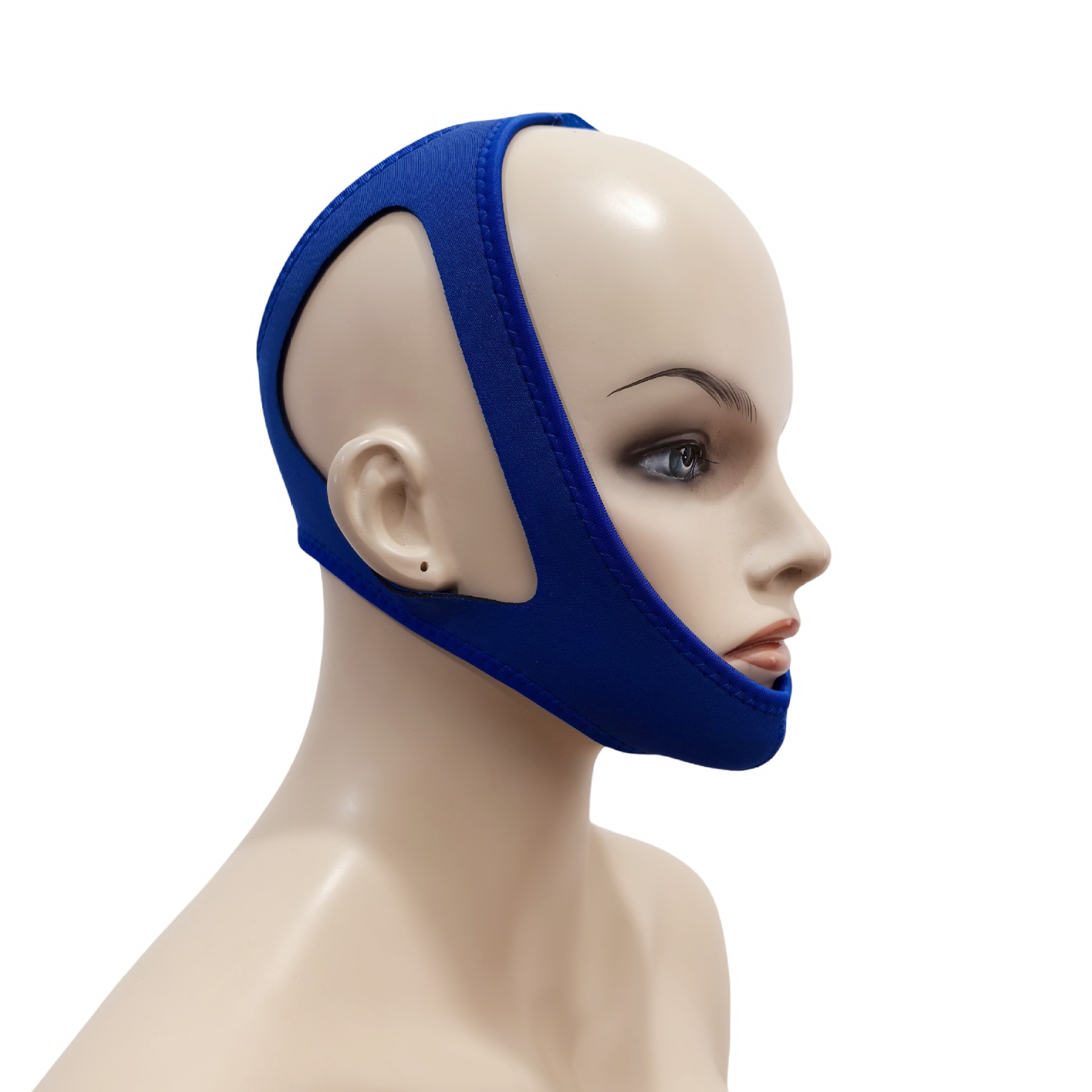 Picture of Triangle anti-snoring belt chin belt V-face pressure mask snoring belt face support strap health care fixed breathing correction belt