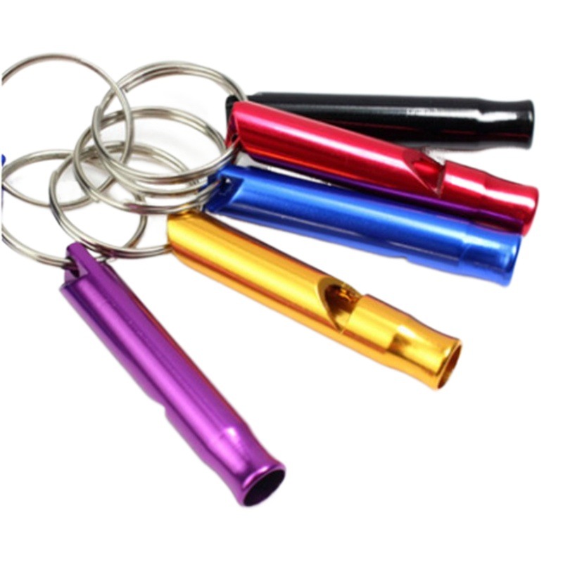 Outdoor Survival whistle outdoor keychain whistle training tool treble multi-function life-saving EDC equipment