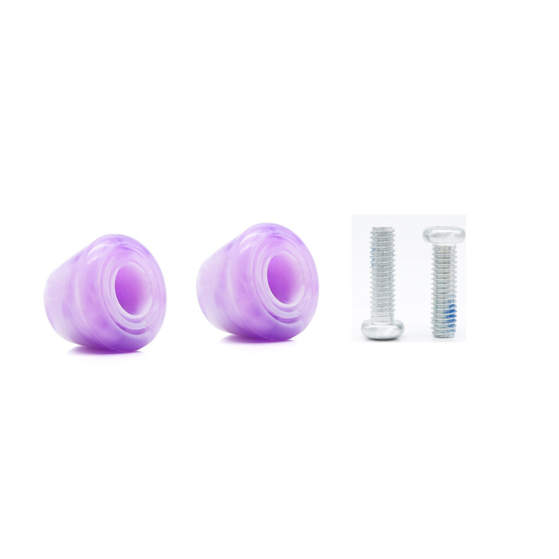 Picture of Spot Double Mixed Color High Elastic Pu Brake Head Double Row Roller Skates Brake Glue Four-Wheel Roller Skates Stop Ice Point