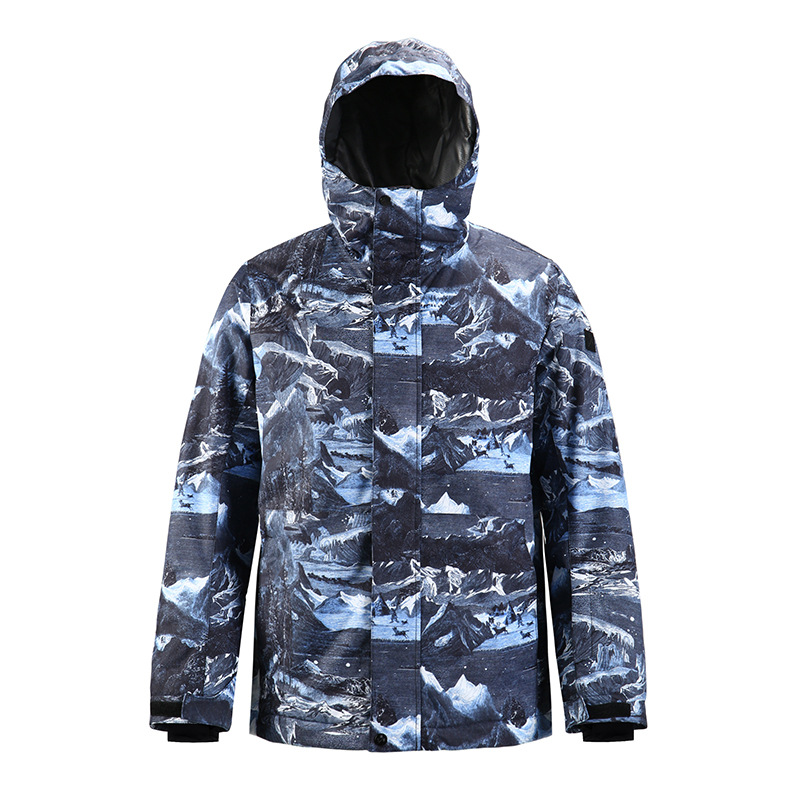 Picture of Smyning Ski Suit Men's Top Outdoor Equipment Waterproof Single Board Double Board Adult Warm Jacket Windproof Snow Suit