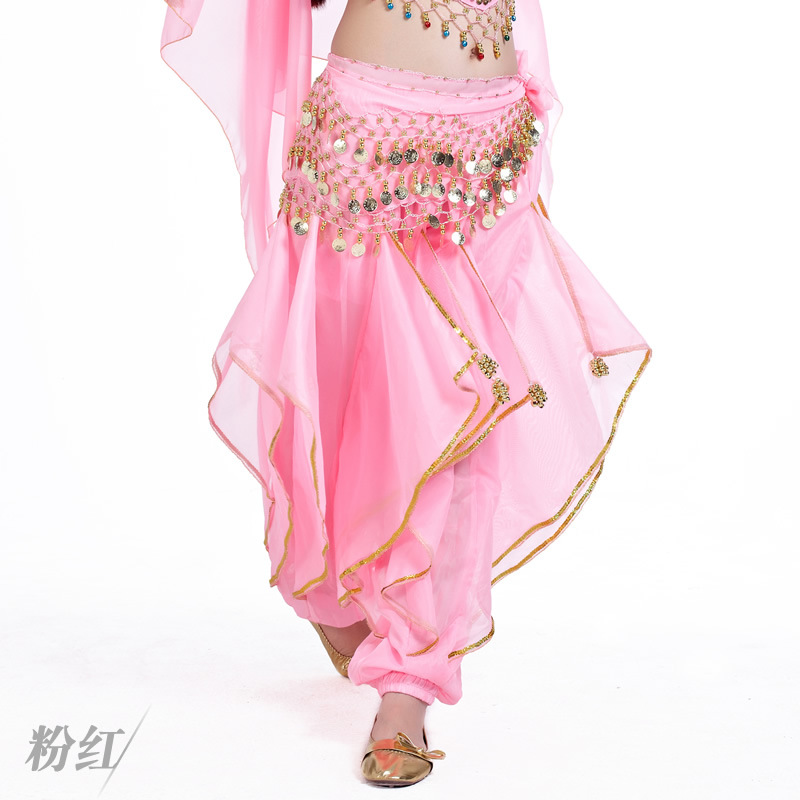 Picture of Belly Dance Clothing Chiffon Lantern Pants Dance Performance Underwear Swivel Pants Halloween Decorative Pants Tribal Dance Pants