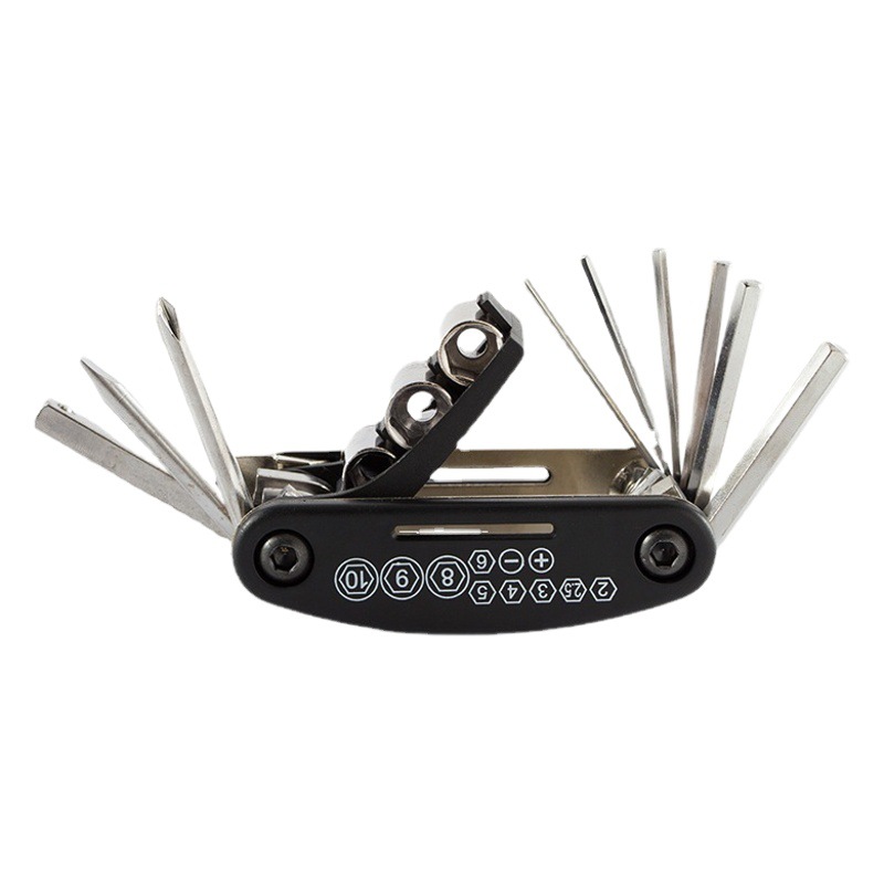 Inner Hexagonal Screwdriver 16-in-1 Multi-Function Wrench Tire Repair Combination Car Repair Bicycle Repair Tool Bicycle