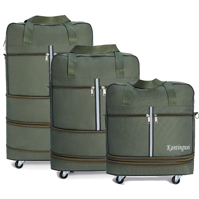 Picture of Factory direct new fluorescent strip can carry 24 inch upgraded version of soft Oxford canvas shipping bag large capacity Travel Bag