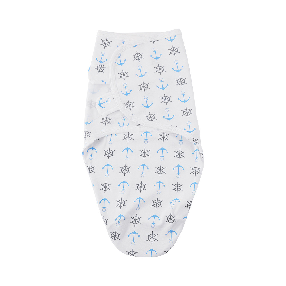 Picture of Yinmei cotton baby swaddling towel newborn anti-shock baby sleeping bag printing Four Seasons baby quilt cross-border