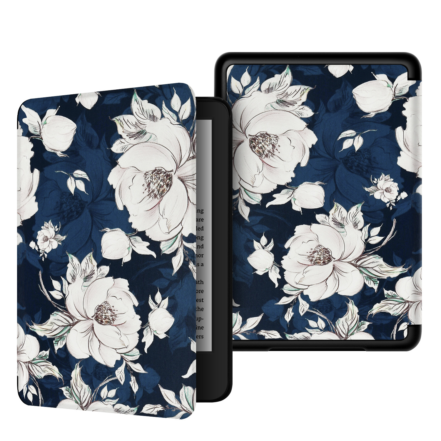 Picture of Spot Suitable for Kindle Protective Case 2016 Entry Version 558 Silk Pattern Painted Protective Case Migu X Leather Case
