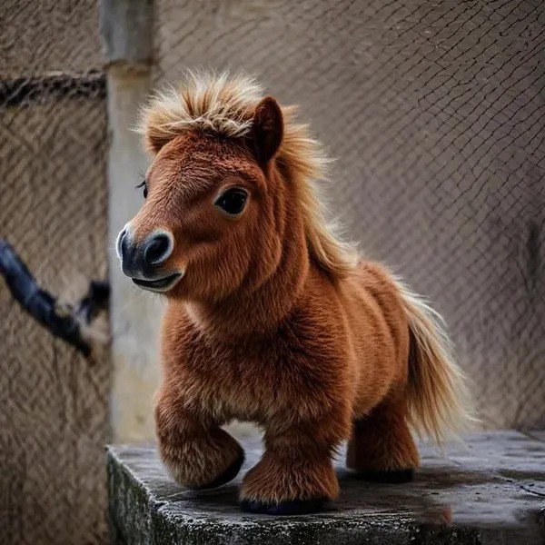 Picture of Cross-border New Products My Realistic Robot Pony Simulation Electric Robot Pony Plush Doll