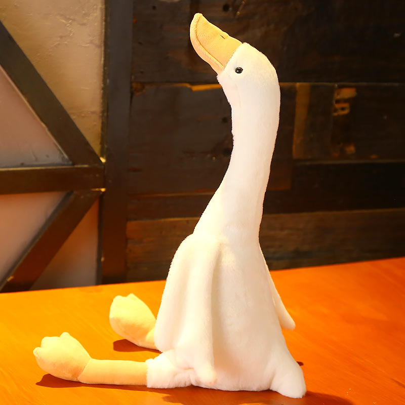 Picture of Simulation Swan Doll Creative Duck Animal Rag Doll Internet Celebrity Big White Goose Doll Plush Toy Gift