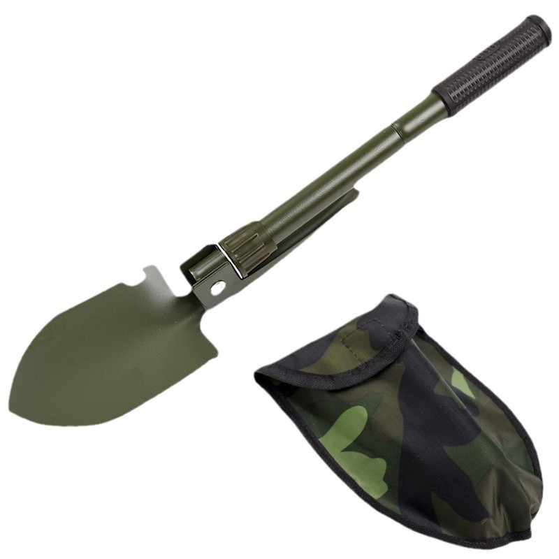 Picture of Popular Outdoor Foldableing Military Shovel, Multi-Functional Engineer Shovel, Camping Supplies, Tools, Survival Equipment, Digging