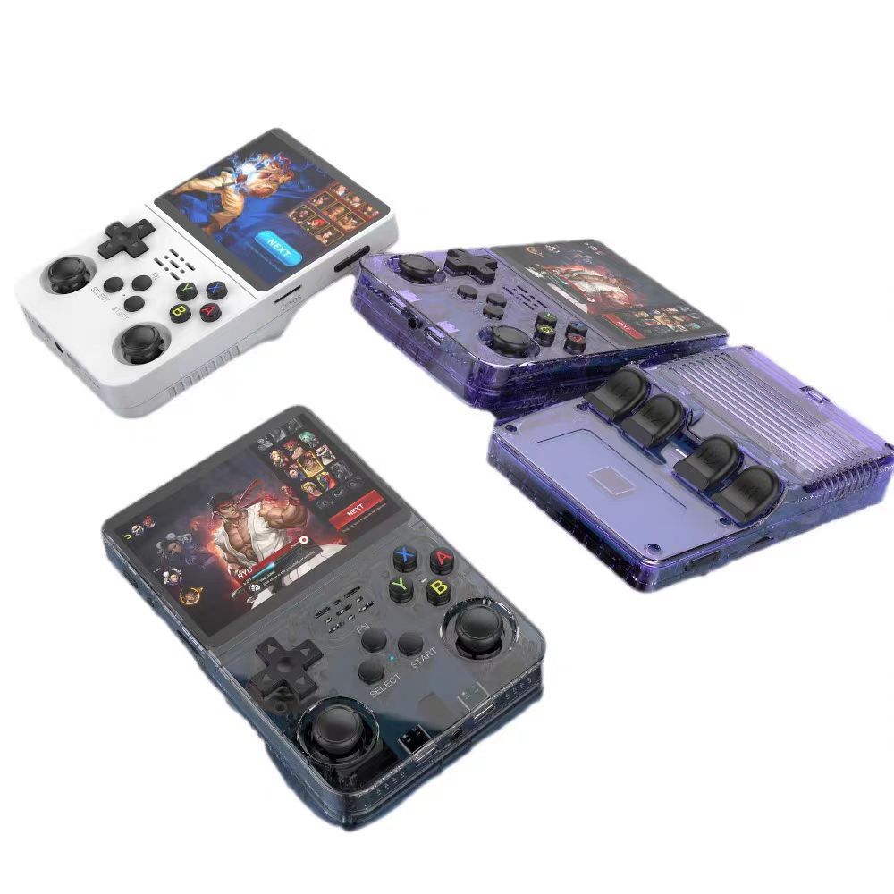 Picture of Cross-border new r36S handheld game machine explosion linux dual-system portable retro nostalgic arcade PS1 handheld