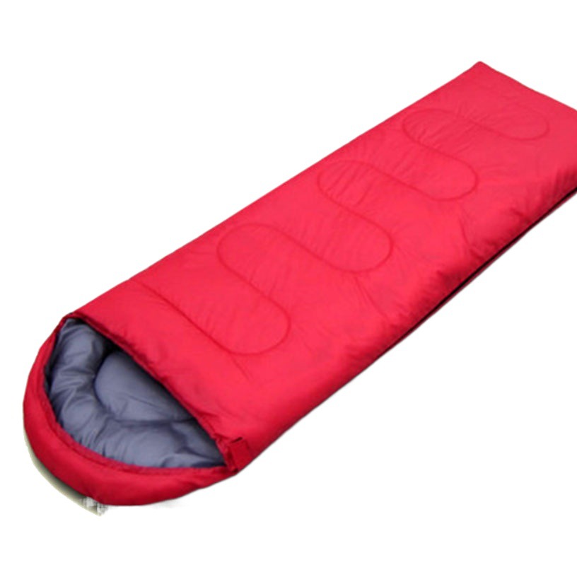 Outdoor Camping Envelope Sleeping Bag Three-Season Sleeping Bag Spring and Summer Hollow Cotton Sleeping Bag Outdoor Travel Adult Sleeping Bag
