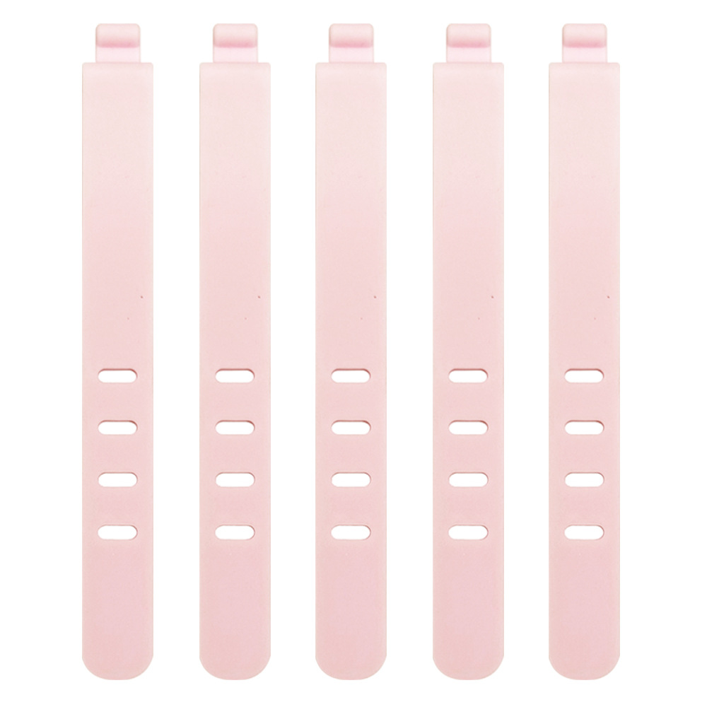 Picture of 95mm four-hole silicone data cable tie winder wire digital storage cable organizer Cord Organizer