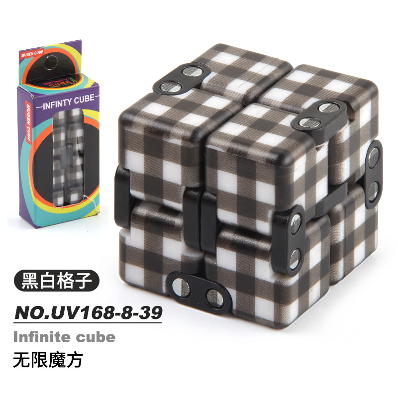 Picture of Source manufacturers infinite Rubik's Cube uv printing infinite folding decompression Rubik's Cube new strange fingertip toy second-order Rubik's Cube