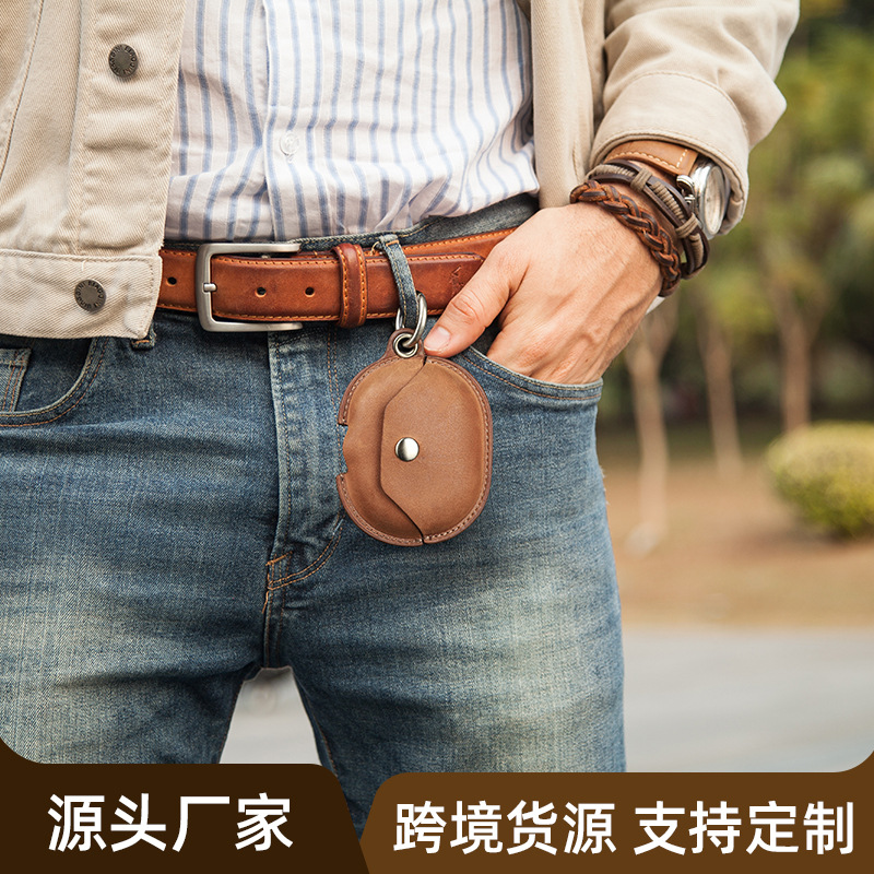 Picture of For Huawei freebuds pro protective cover crazy horse leather pro2/3 wireless bluetooth earphone set a generation of hair