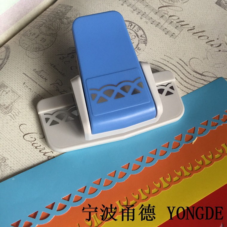Picture of Embossing device kindergarten children DIY making tool printing machine edge pattern hollow edge beating device toy
