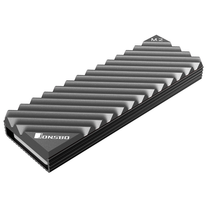 Picture of Qiao Sibo M.2-3 Red Grey Computer Solid State Drive Heat Sink M.2 2280 Passive Heat Sink