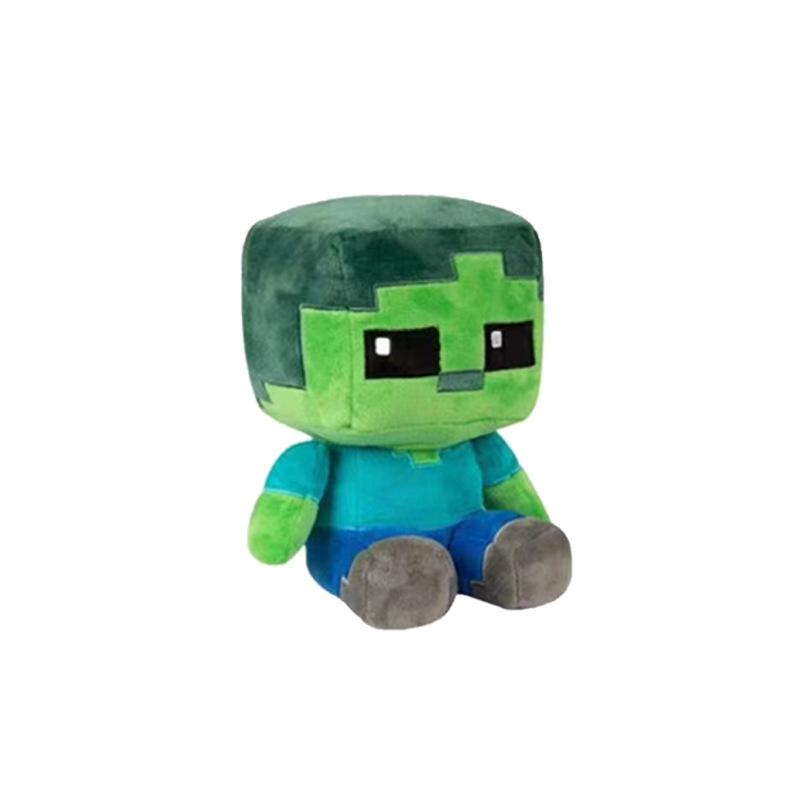 Picture of Cross-Border Minecraft Game Peripheral Plush Toys Creeper Steve Doll Keychain Backpack Pendant