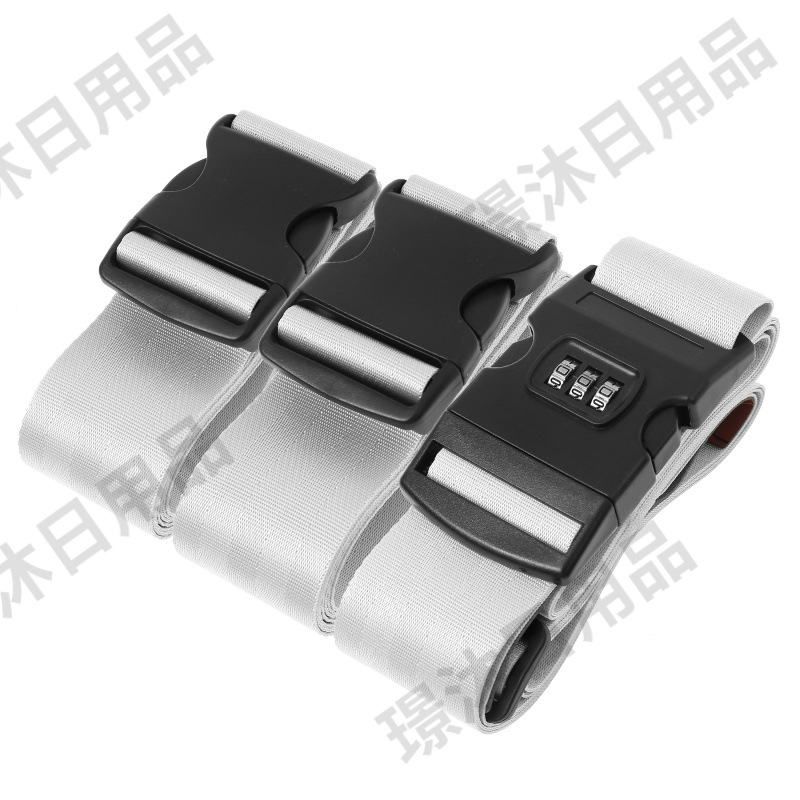 Picture of Luggage strap packing strap cross packing strap luggage strap trolley luggage case binding strap consignment reinforcement strap