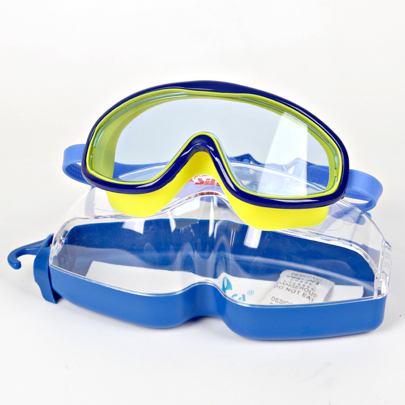 Picture of Bacteria protective goggles large frame eye protection anti-indentation diving goggles snorkeling indoor outdoor HD children's swimming goggles wholesale