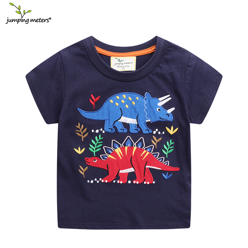 Picture of jumping brand European and American children's clothing wholesale boys 2025 summer new children's short sleeve T-shirt distribution generation