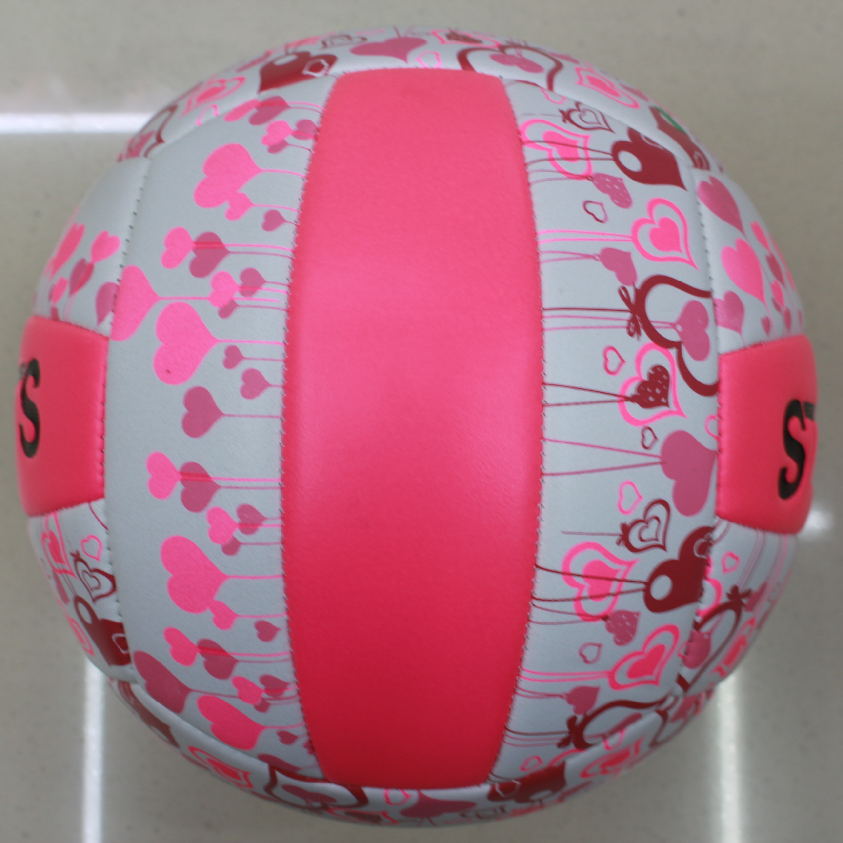 Picture of No.5 Volleyball Love Declaration Pink Senior High School Entrance Examination Volleyball Students Soft Volleyball Can Be Sample Logo Can Be SENT