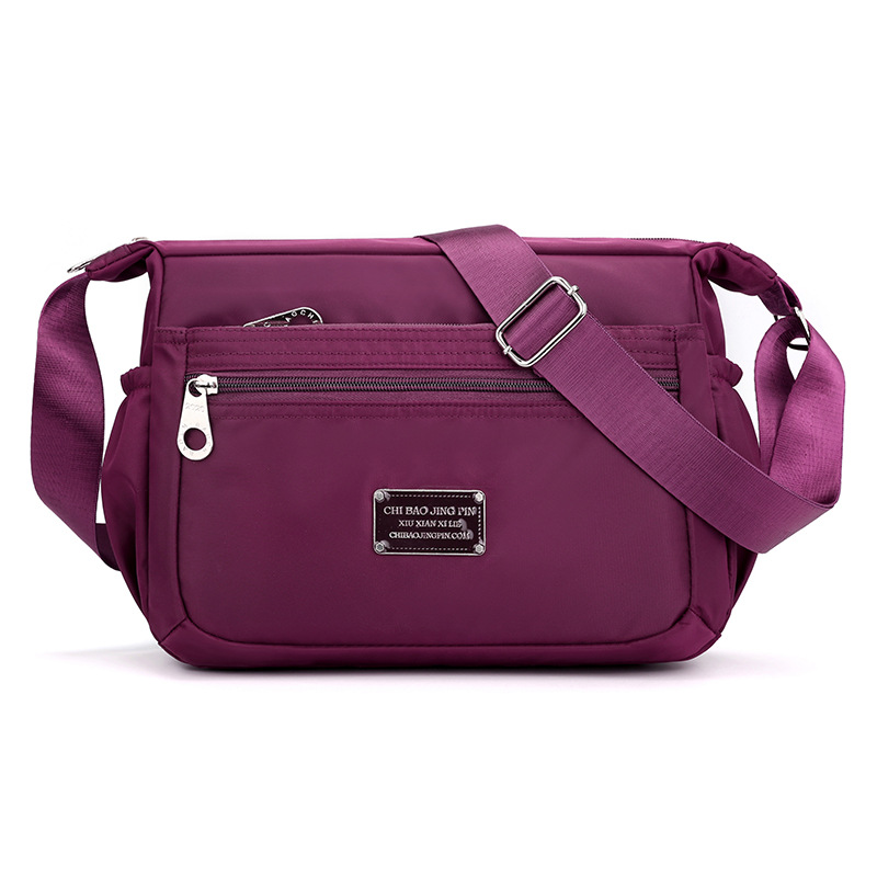 A generation of casual lightweight nylon women's bag tide Joker large capacity shoulder bag fashion shopping Travel Messenger bag