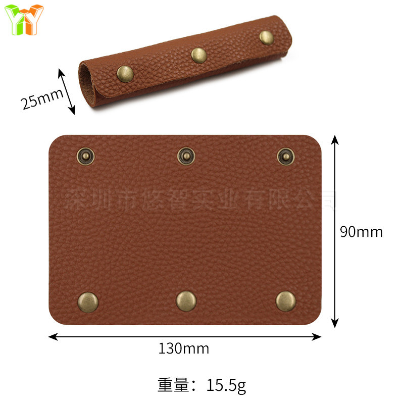 Picture of Three-buckle luggage suitcase bag bag anti-gripper bag portable pu leather handle wholesale