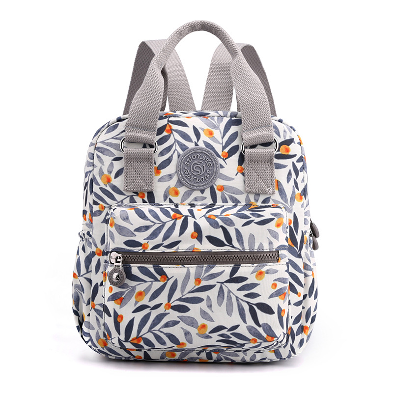Picture of Simple Schoolbag Printed Backpack High-end Women's Portable Waterproof Backpack Large Capacity Shoulder Bag Cross-Border