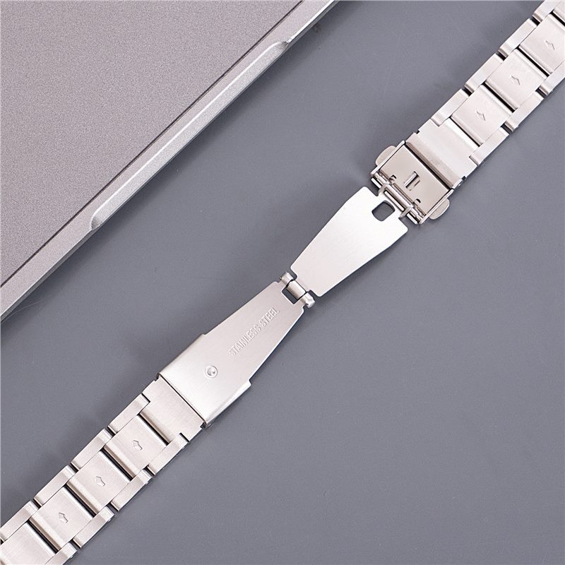 Picture of Suitable for apple iwatch watch strap thin stainless steel metal waist three beads women's s9 strap wholesale