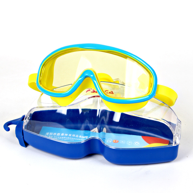 Picture of Bacteria protective goggles large frame eye protection anti-indentation diving goggles snorkeling indoor outdoor HD children's swimming goggles wholesale