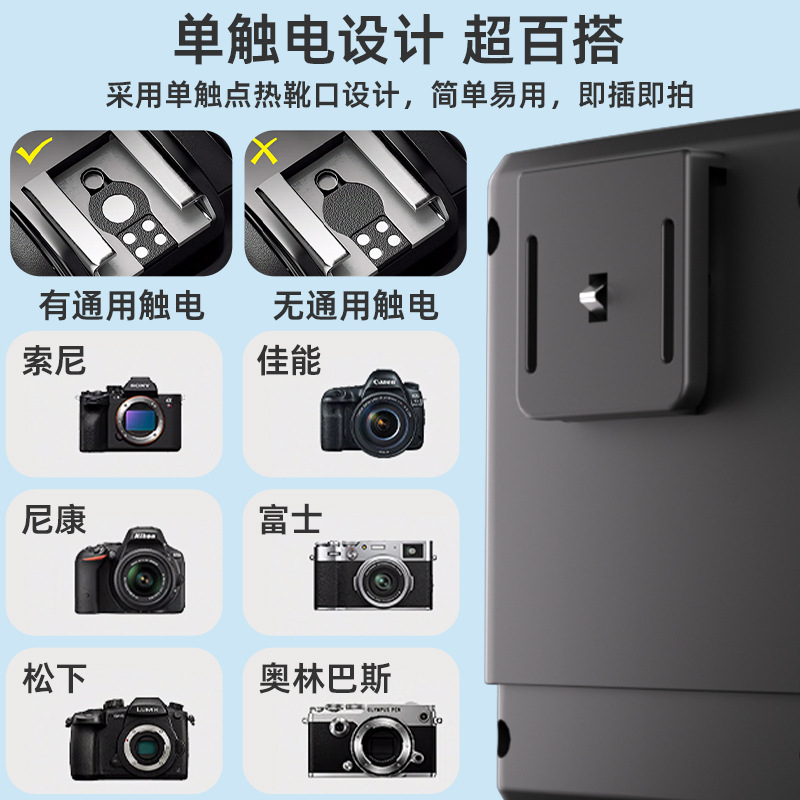 Picture of Mini camera top flash external hot shoe lamp external micro single SLR universal portable small fill light