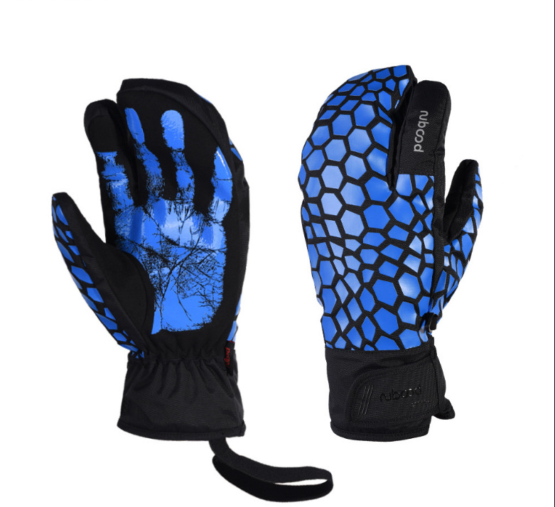 Picture of Burton Warm Men's and Women's Winter Windproof Ski Gloves Thickened and Velvet Outdoor Ski Gloves Customized