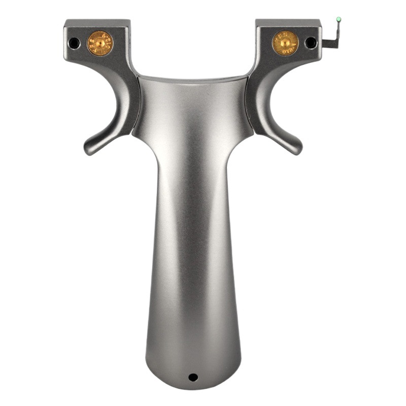 New titanium alloy flat leather slingshot fast pressure clip Flying Tiger bow round head outdoor Sui's competitive high precision adjustable aim