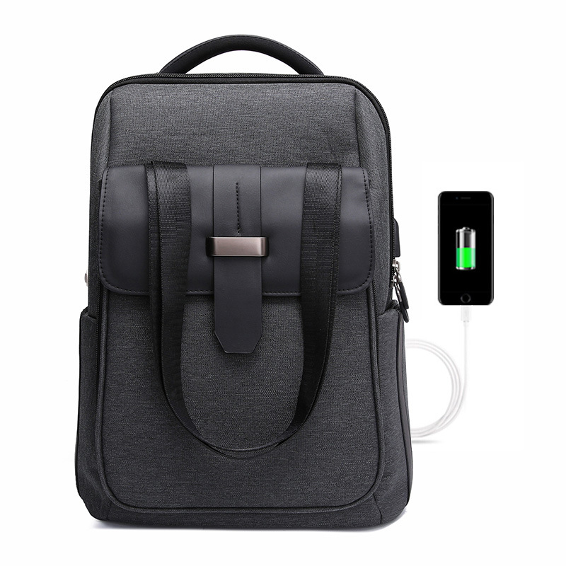 Picture of New Casual Travel Bag Men's Backpack Multi-functional Anti-theft Charging Detachable Simple Laptop Backpack