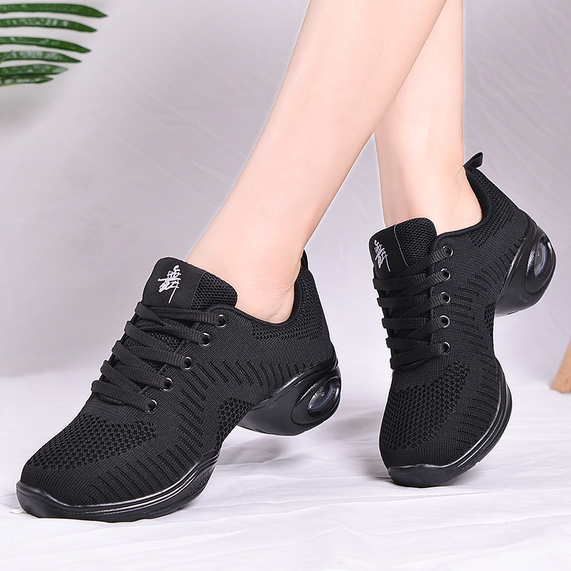 Picture of New Breathable Mesh Dance Shoes Soft Sole Women's Square Dance Shoes Adult Dance Shoes Fitness Sports Shoes Aerobics Shoes