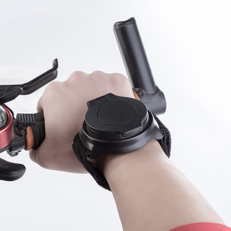 Picture of Amazon cross-border bicycle rearview mirror with wrist strap arm 360-degree rotating reflector