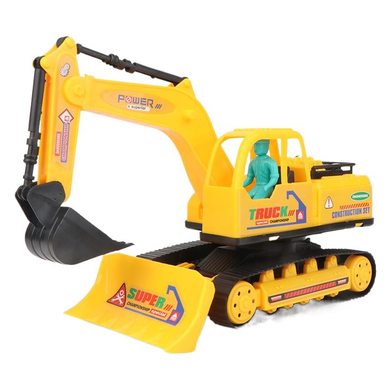 Children's large beach play inertia simulation engineering vehicle city engineering team excavator model boy toy