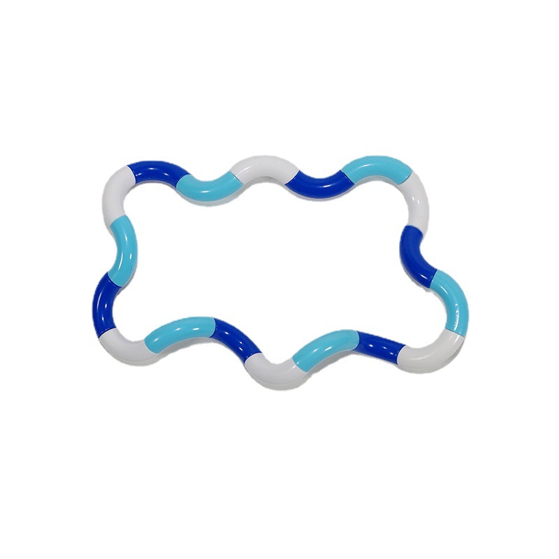 Picture of Creative Decompression Macaron Finger Infinite Rubik's Cube 18 Section Deformation Twist Rope Variables Twist Pocket Toy