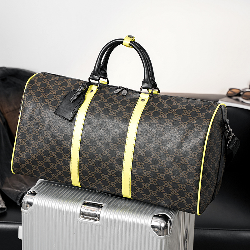 Retro Foreign Trade High Quality Handbag Trendy Brand Men's Gym Bag Large Capacity Fashion Shoulder Bag Crossbody Bag Trendy