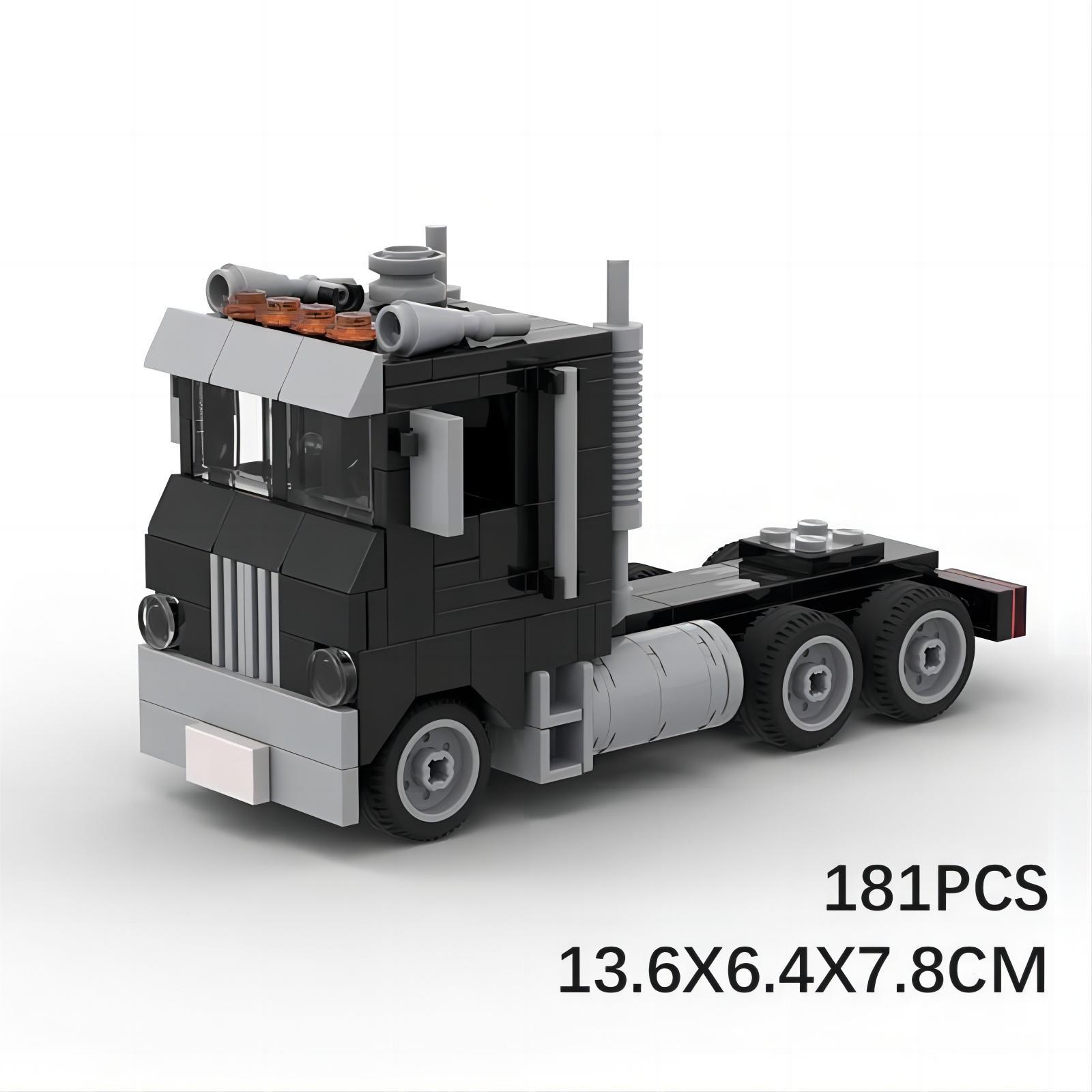 Picture of MOC blocks compatible with Lego small particles creative series road truck head patchwork toy 15602 toy