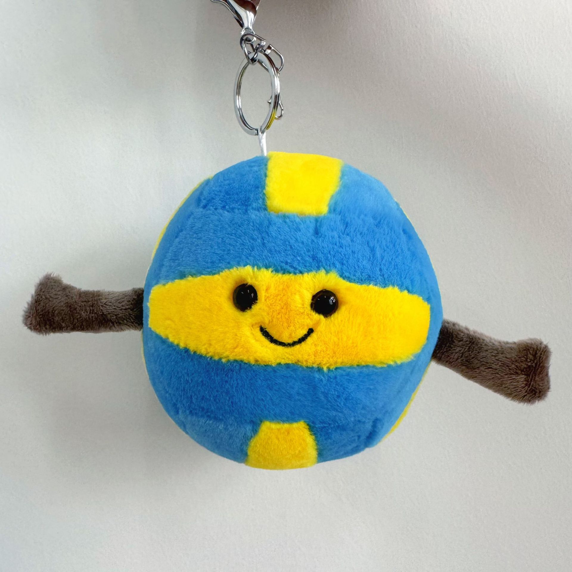 Picture of Cross-Border Basketball Pendant Football Volleyball Doll Pillow Simulation Badminton Doll Plush Pendant Creative Keychain