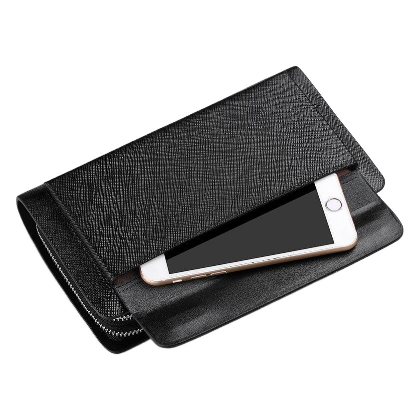 King Paul Handbag Men's Super Large Capacity Wallet Men's Leather Long Clutch Cowhide Wallet Wholesale Coin Purse
