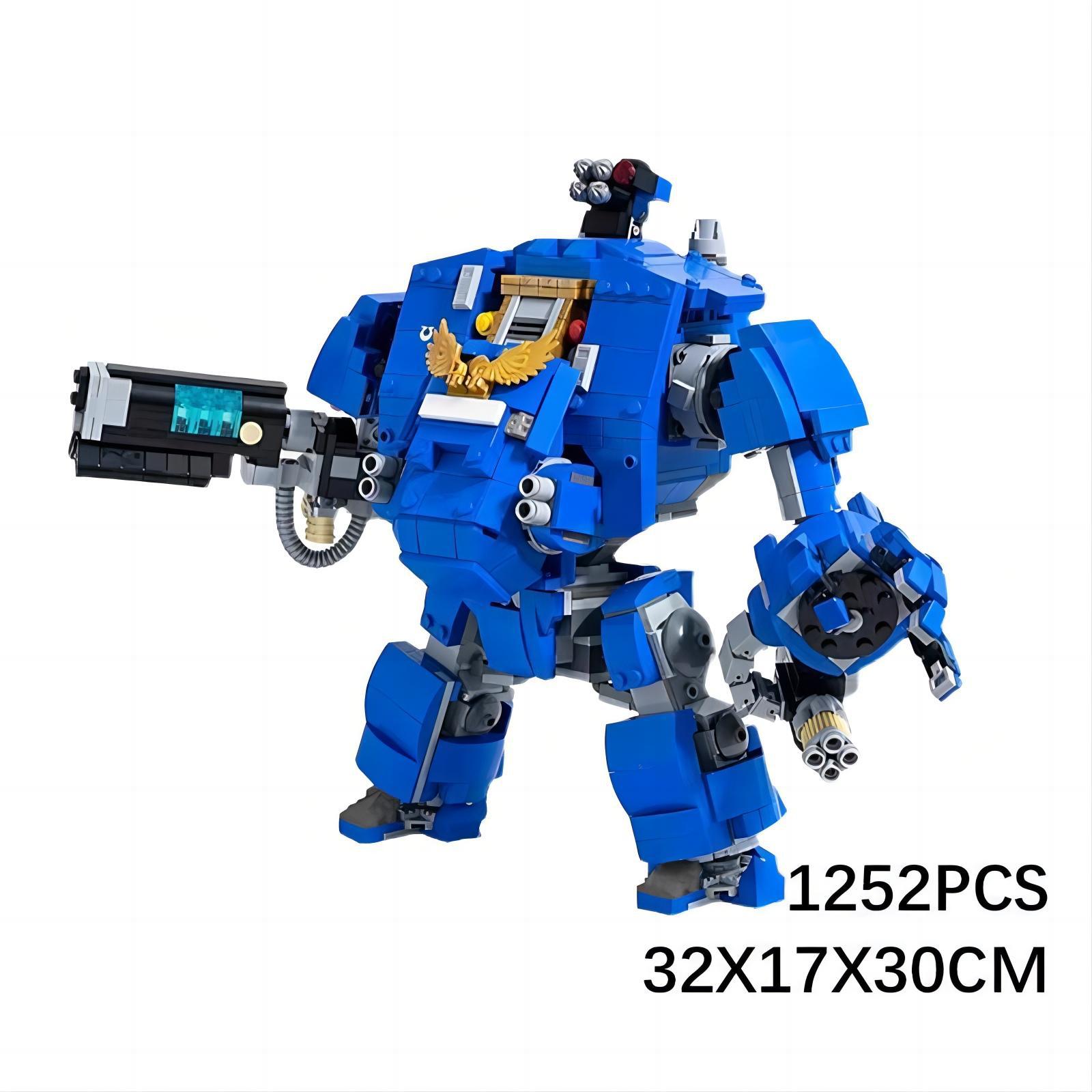 Picture of MOC Building Blocks Compatible with Lego Small Particle Set Warhammer 40K Intrepid Mecha 29535 Creative