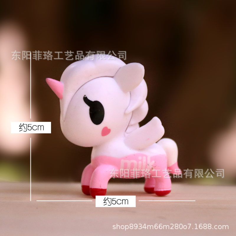 Picture of Magic Unicorn blind box accessories rainbow pony mermaid two-dimensional hand-made doll decoration girl heart doll