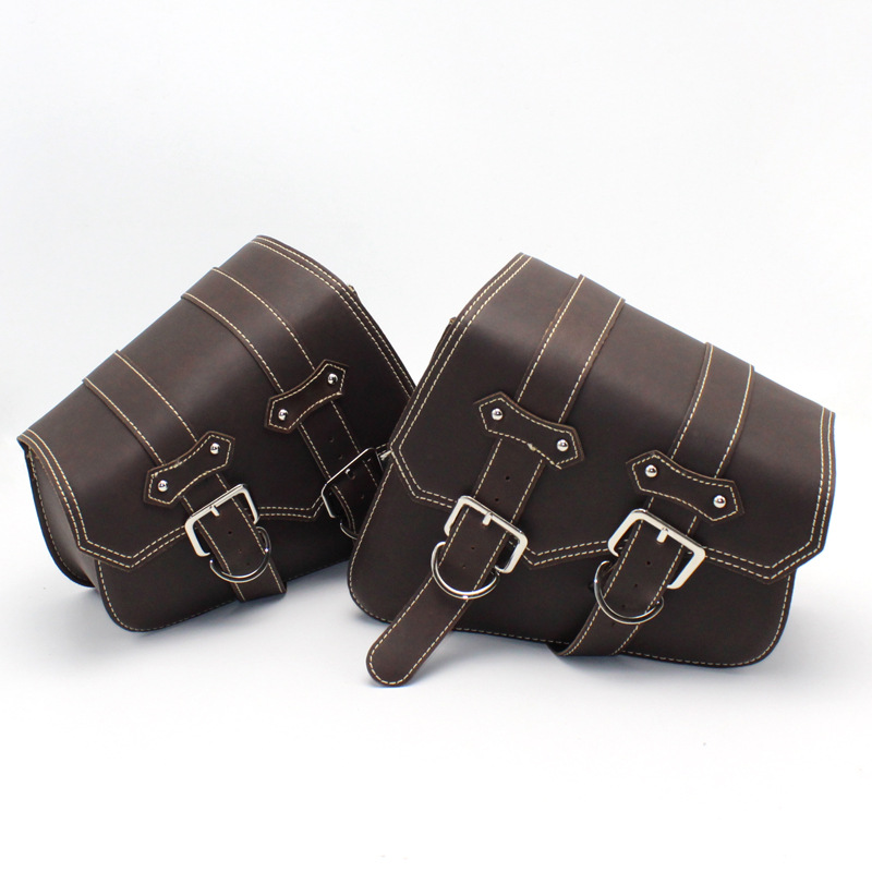 Picture of Motorcycle Bag Harley Motorcycle Side Bag PU Side Hanging Bag Harley Prince Triangle Bag Tool Knight Bag