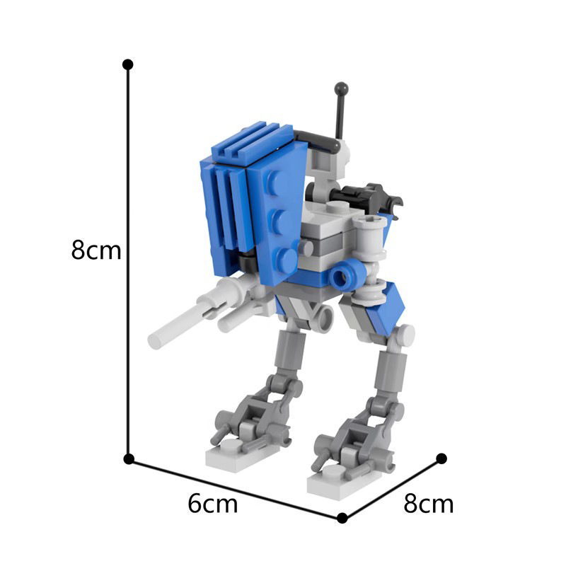 Picture of Compatible with Lego Moc Puzzle Assembled Planet Series Cloning War At-Rt Walking Mecha Building Block Toy Set