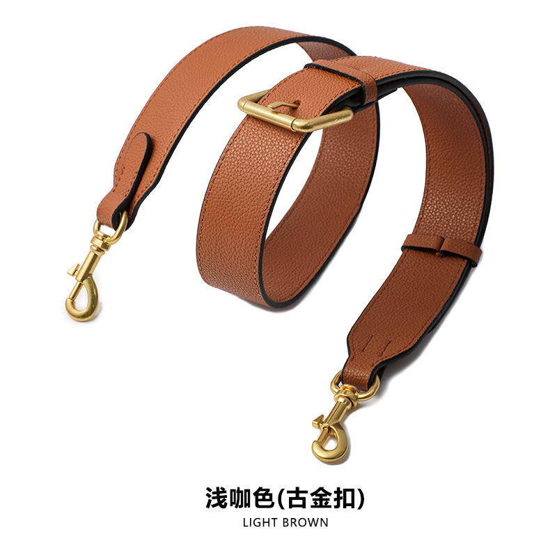 Picture of Ma Huangshi MHS-A-9 Litchi-grain Cowhide Bag Replacement Strap Dionyor Bag Long Shoulder Strap All-match Wide Shoulder Strap