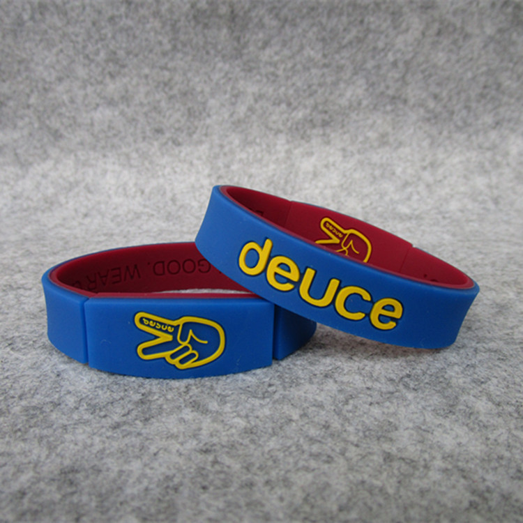 Picture of Basketball sports tide Deuce brand scissor commemorative star silicone bracelet Sports wristband Owen