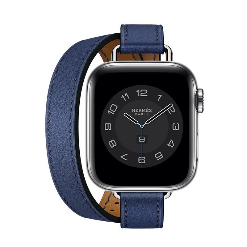 Picture of For Apple Watch applewatch Strap s10 Double Circle Thin Leather Strap Apple Watch 87654se
