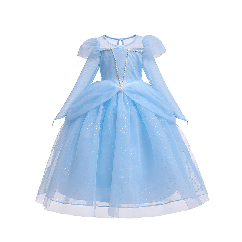 Picture of 2025 Export Kidsren's Clothing Autumn and Winter Princess Dress Girls Long-Sleeved Dress Kidsren's Halloween Costume Dropshipping